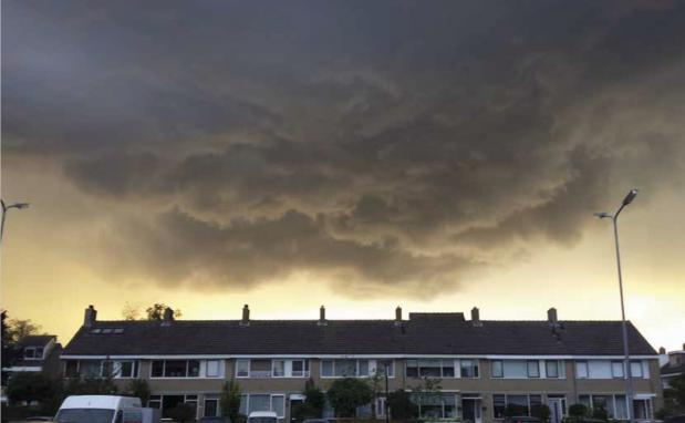 Onweersbui. Foto Fred Zijlstra